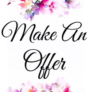 Hey everyone Make an offer! Feel free 💓